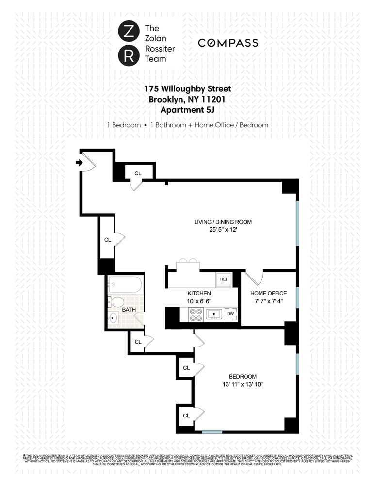 $650,662 | 175 Willoughby Street, Unit 5J | Downtown Brooklyn