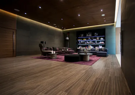 a view of outdoor space with seating area