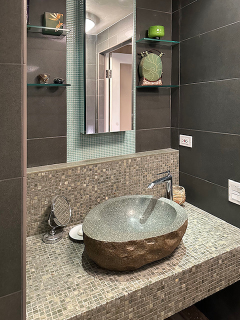 215 West 95th Street, Unit 11A Manhattan, NY 10025 - Photo 6 of 9 a bathroom with a sink and mirror