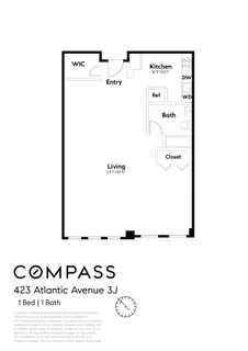 $1,300,000 | 423 Atlantic Avenue, Unit 3J | Boerum Hill