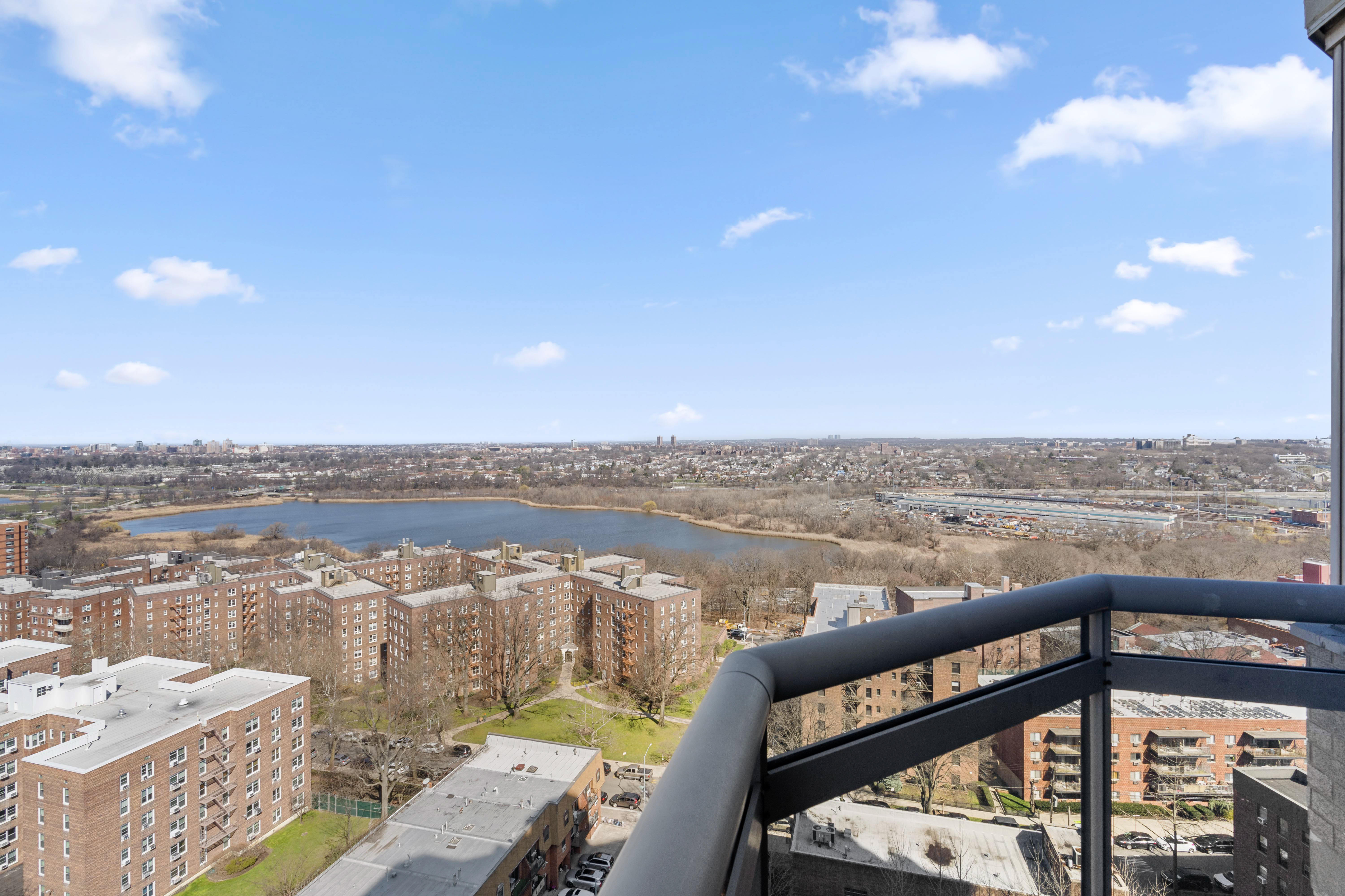 112-01 Queens Boulevard, Unit 17H Queens, NY 11375 - Photo 6 of 26 a view of a city from a balcony