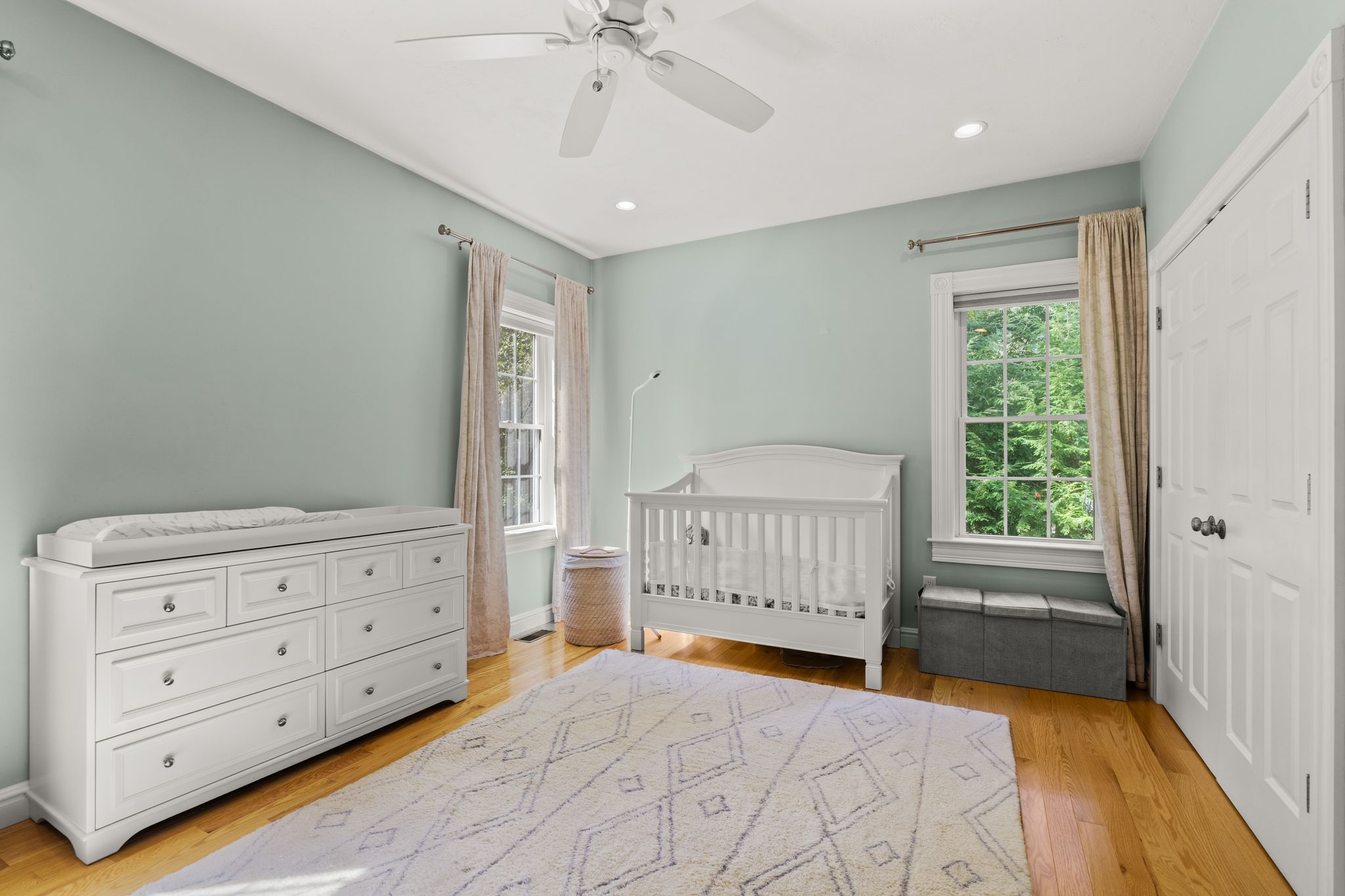 491 Pine Street Bridgewater, MA 02324 - Photo 7 of 18 a bedroom with a baby bed and a window