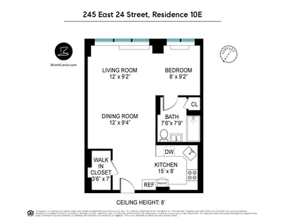 $575,000 | 245 East 24th Street, Unit 10E | Kips Bay