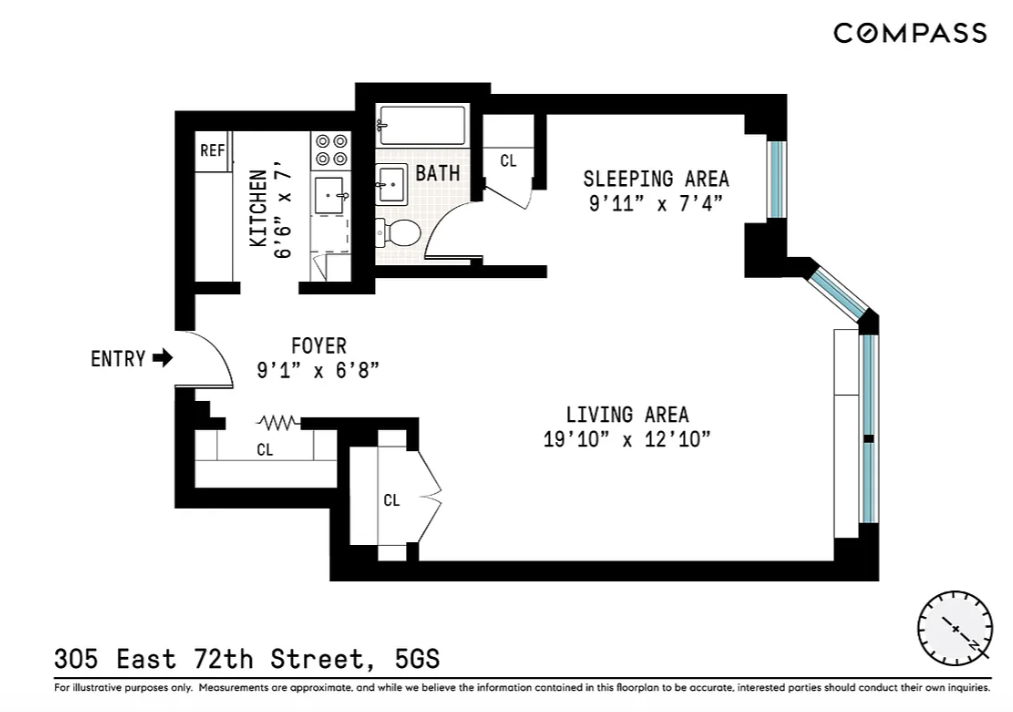 305 East 72nd Street, Unit 10G Manhattan, NY 10021 - Photo 6 of 6 a picture of a park with furniture and window