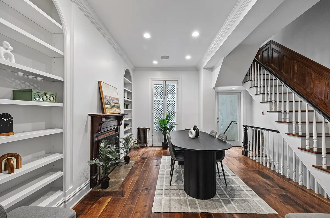 58 Downing Street Manhattan, NY 10014 - Photo 8 of 27 a view of a dining room with furniture window and wooden floor