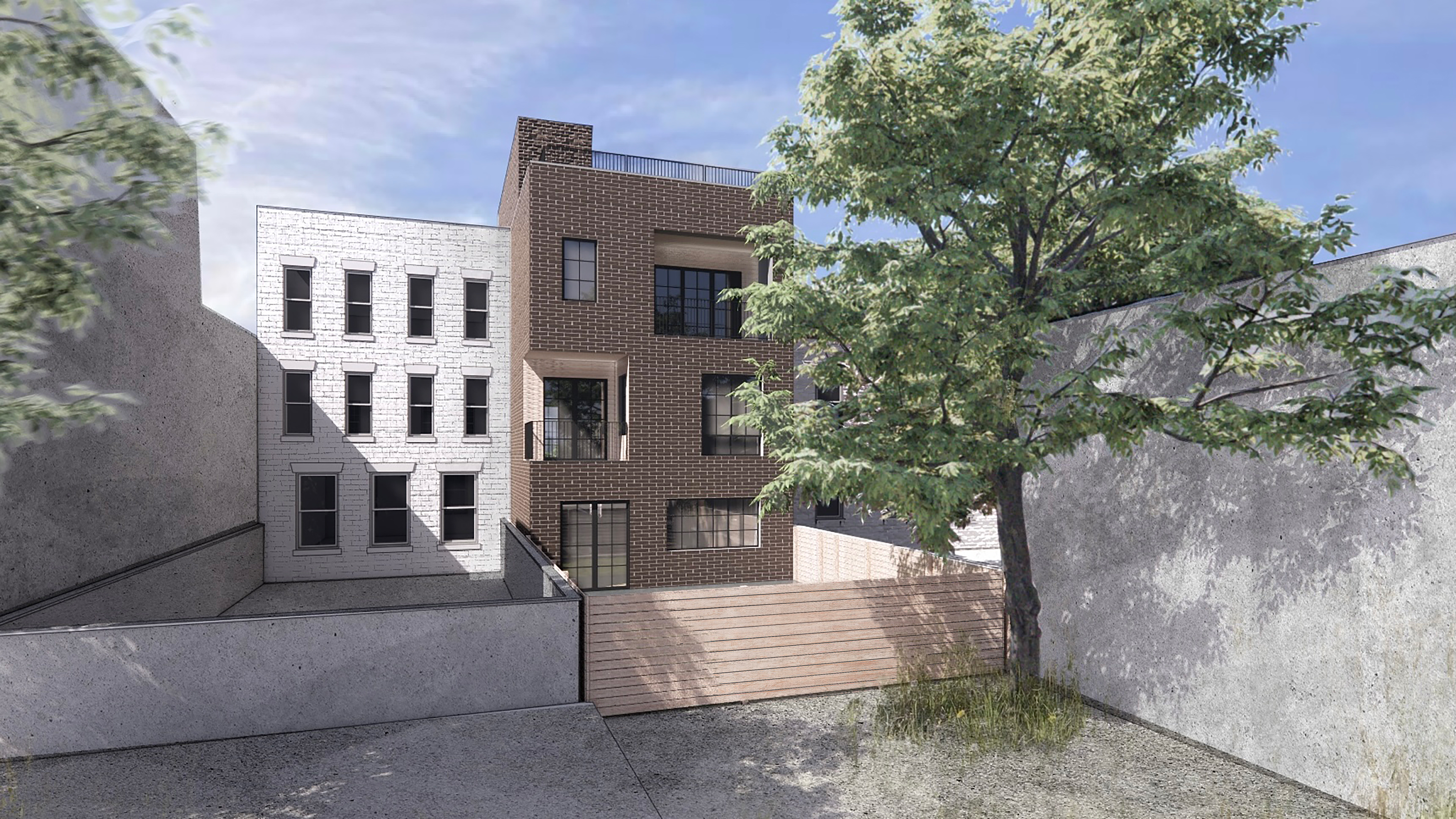 166 Coffey Street Brooklyn, NY 11231 - Photo 2 of 3 front view of a house with a tree