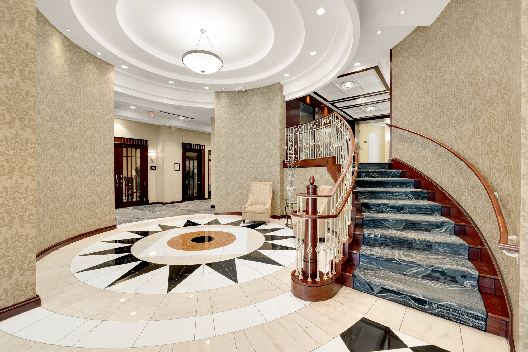1391 Pennsylvania Ave. Southeast, Unit 324 Washington, DC 20003 - Photo 24 of 33 a dining room with wooden floor and white appliances