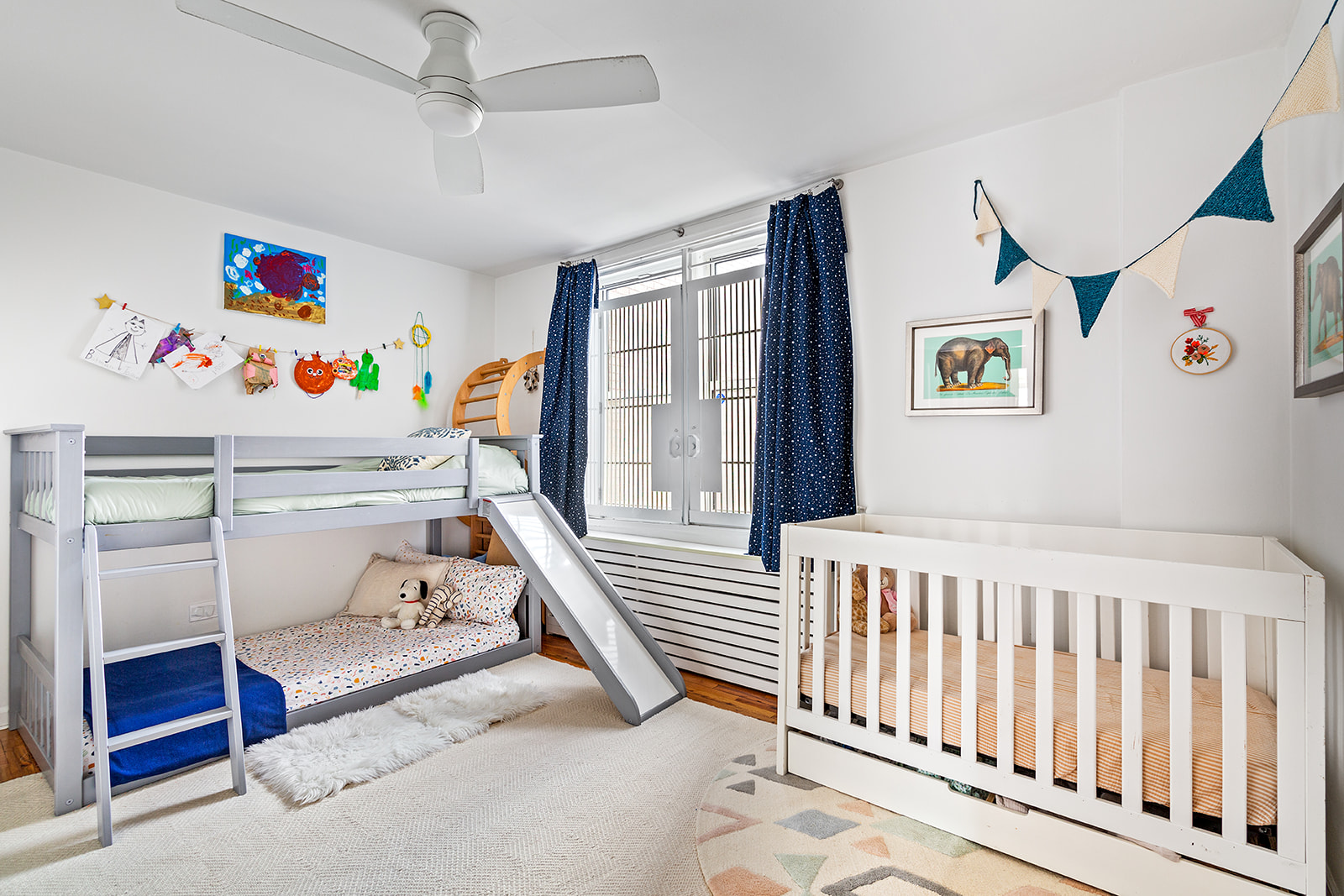 525 Ocean Parkway, Unit 2B Brooklyn, NY 11218 - Photo 8 of 12 a bedroom with furniture and a baby crib