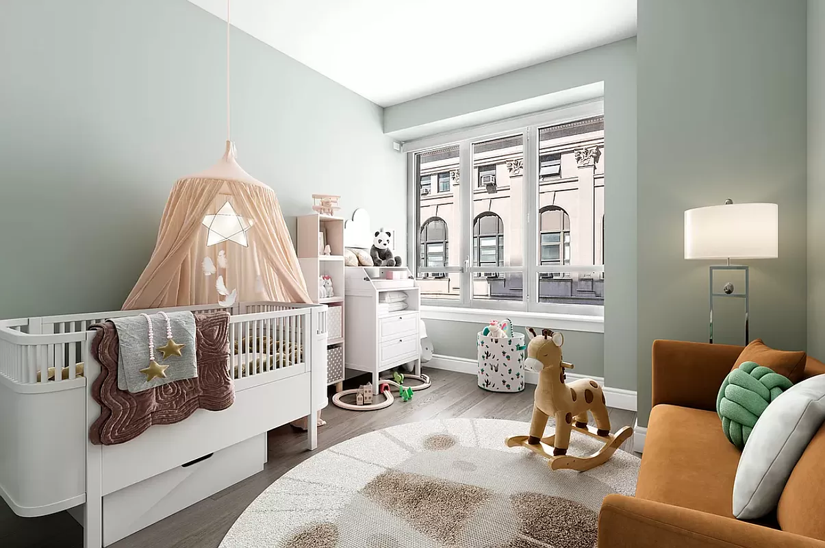 265 State Street, Unit 806 Brooklyn, NY 11201 - Photo 6 of 8 a living room with furniture and a large window