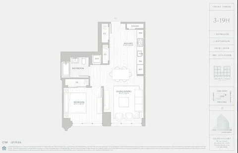 $1,295,000 | 180 Front Street, Unit 16H | DUMBO