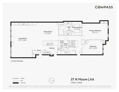 $5,950,000 | 27 North Moore Street, Unit 6A | TriBeCa