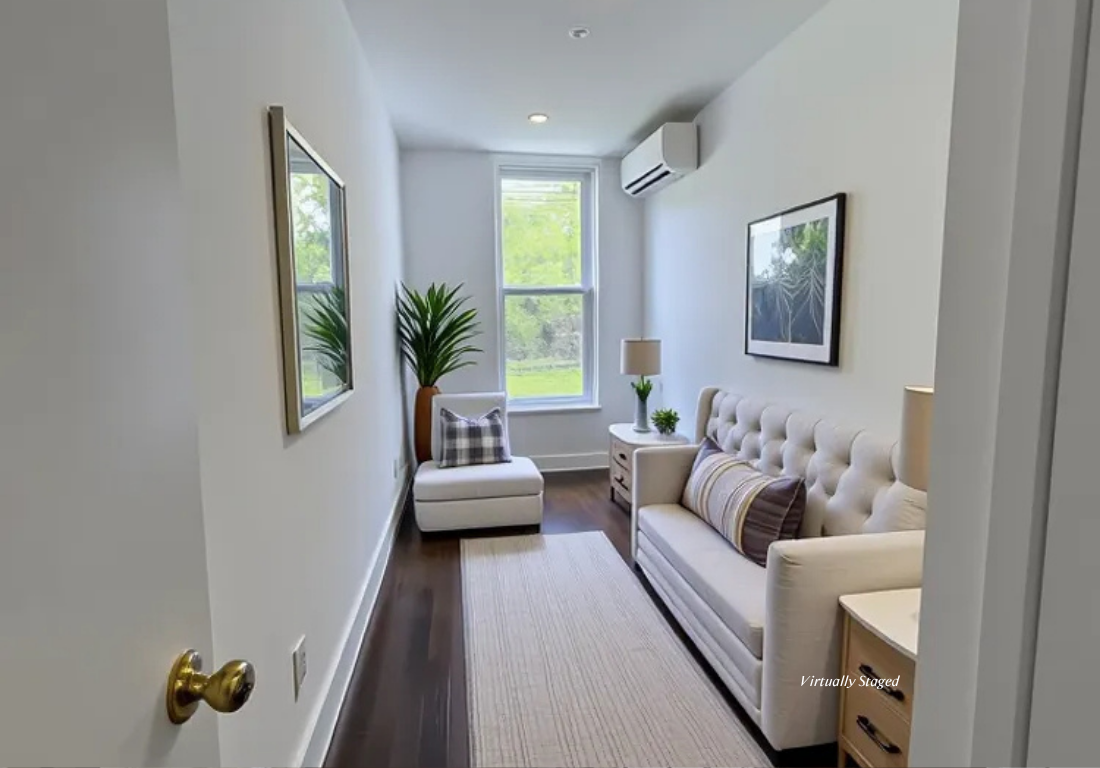 87 Douglass Street, Unit 2 Brooklyn, NY 11231 - Photo 10 of 16 a living room with furniture and a potted plant