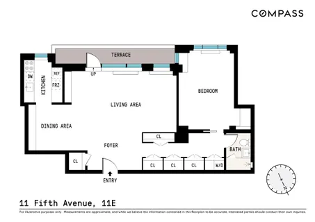 $2,395,000 | 11 5th Avenue, Unit 11E | Greenwich Village