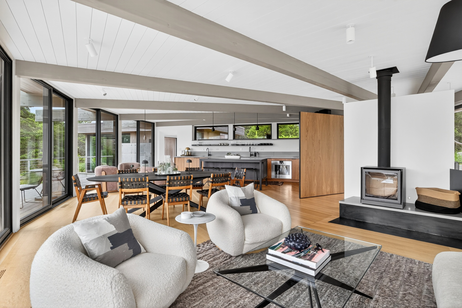 375 King Phillip Road Wellfleet, MA 02667 - Photo 5 of 27 a living room with furniture and a large window