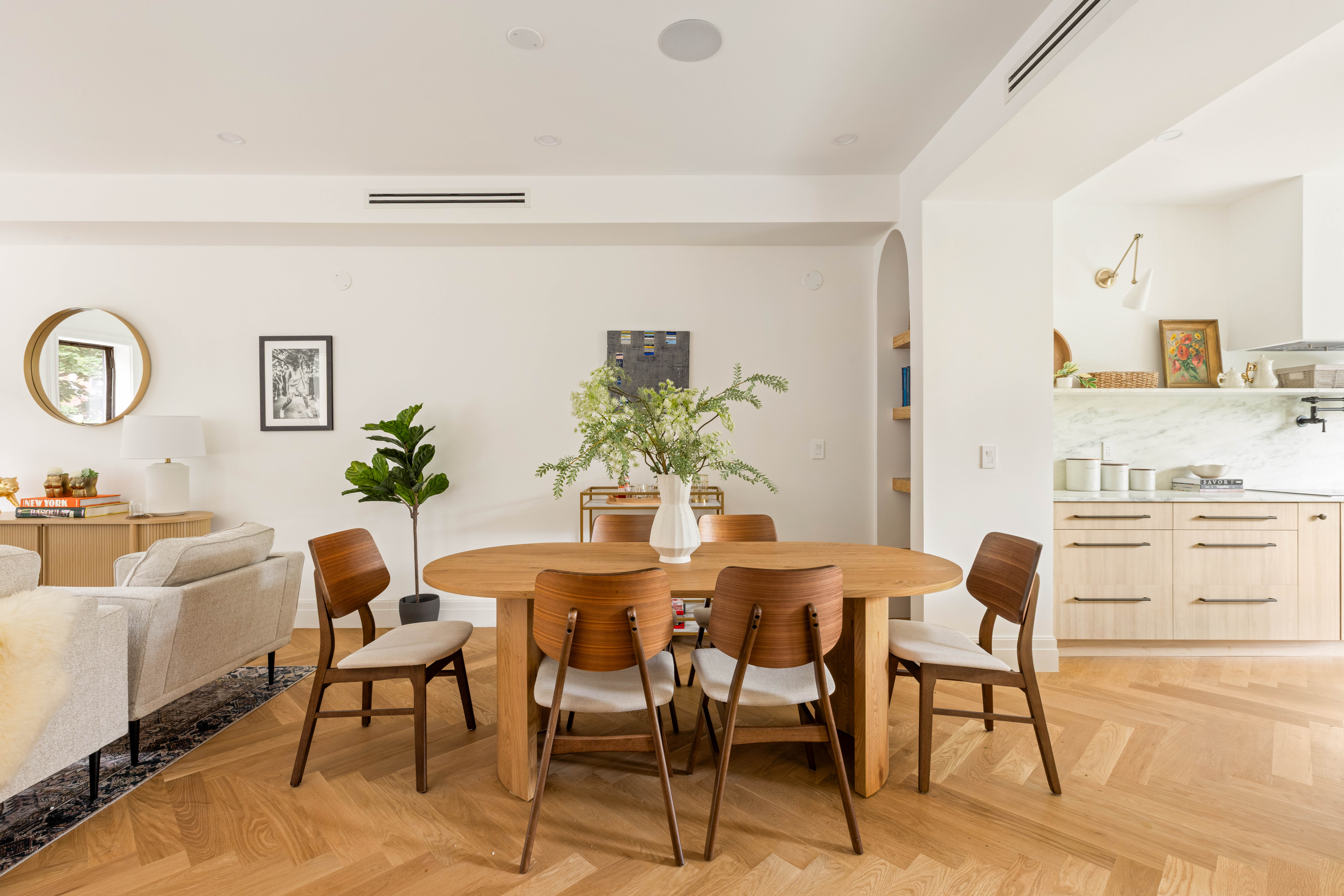 173 8th Street Brooklyn, NY 11215 - Photo 3 of 17 a view of a dining room with furniture and wooden floor