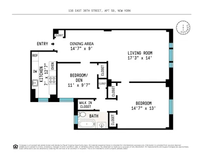 $500,000 | 138 East 36th Street, Unit 5B | Murray Hill