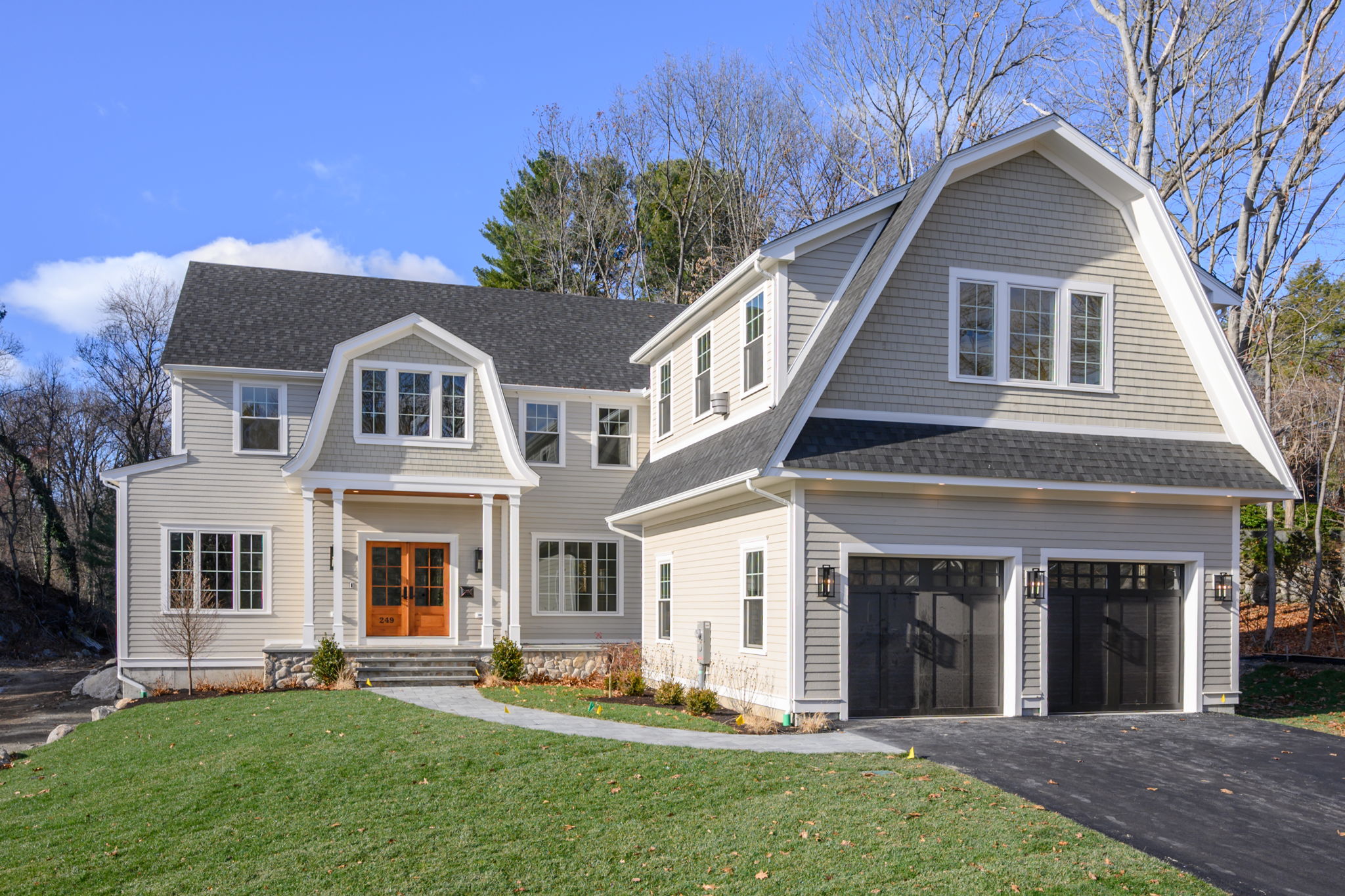 249 Central Avenue Milton, MA 02186 - Photo 50 of 61 a front view of a house with a yard