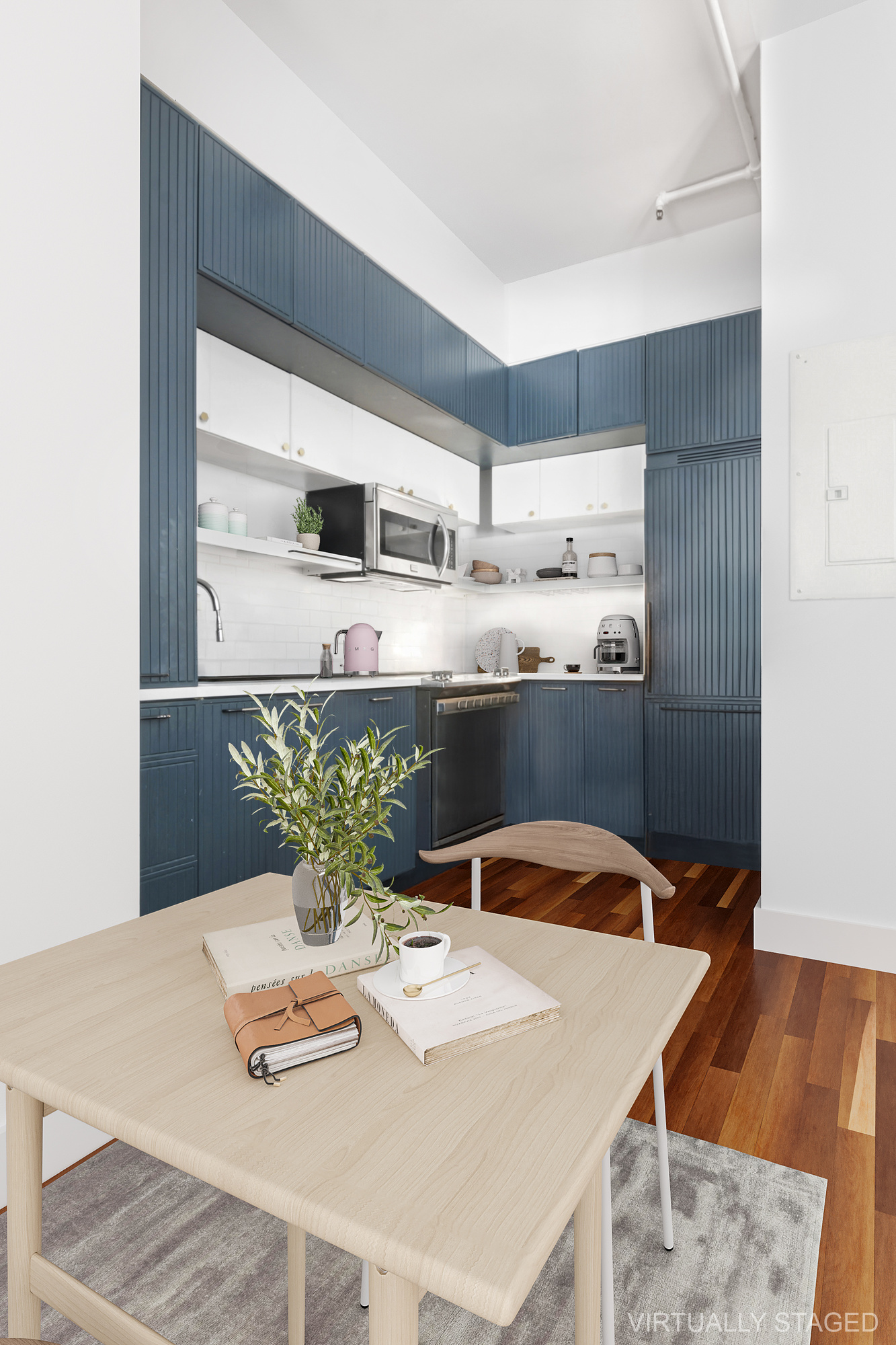 180 Bainbridge Street, Unit 111 Brooklyn, NY 11233 - Photo 3 of 25 a dining table with chairs and window