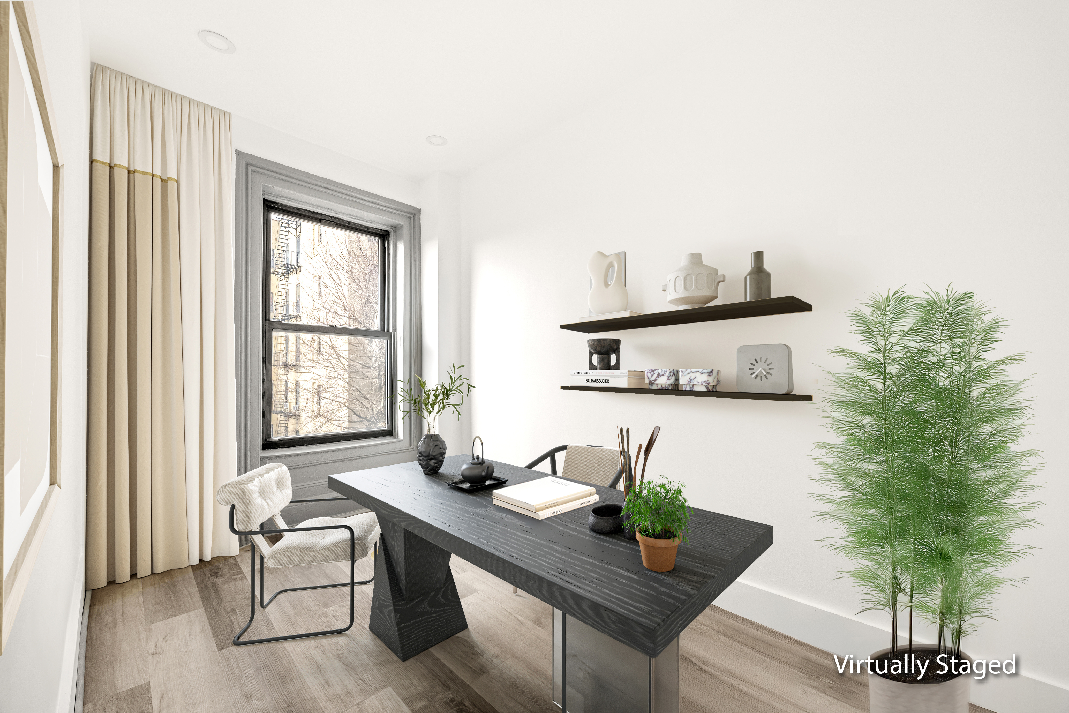 126 Quincy Street, Unit 3 Brooklyn, NY 11216 - Photo 7 of 11 a living room with furniture and potted plants