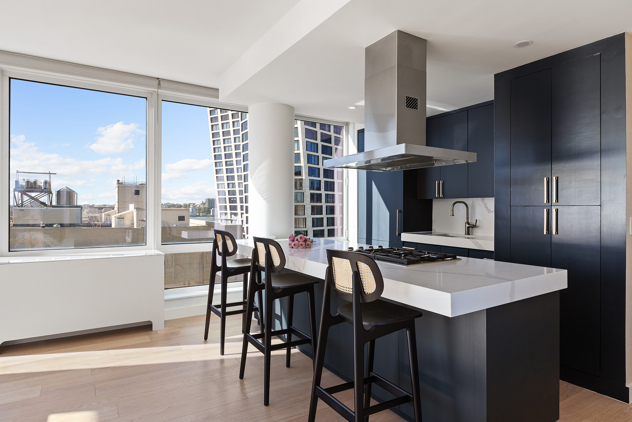 450 West 17th Street, Unit 1709 Manhattan, NY 10011 - Photo 6 of 27 a view of a dining room with furniture window and outside view