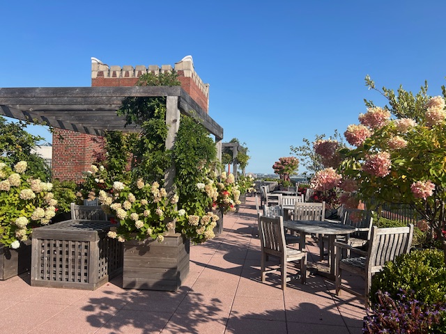 444 Central Park West, Unit 5E Manhattan, NY 10025 - Photo 13 of 14 a view of a chairs and table in the patio
