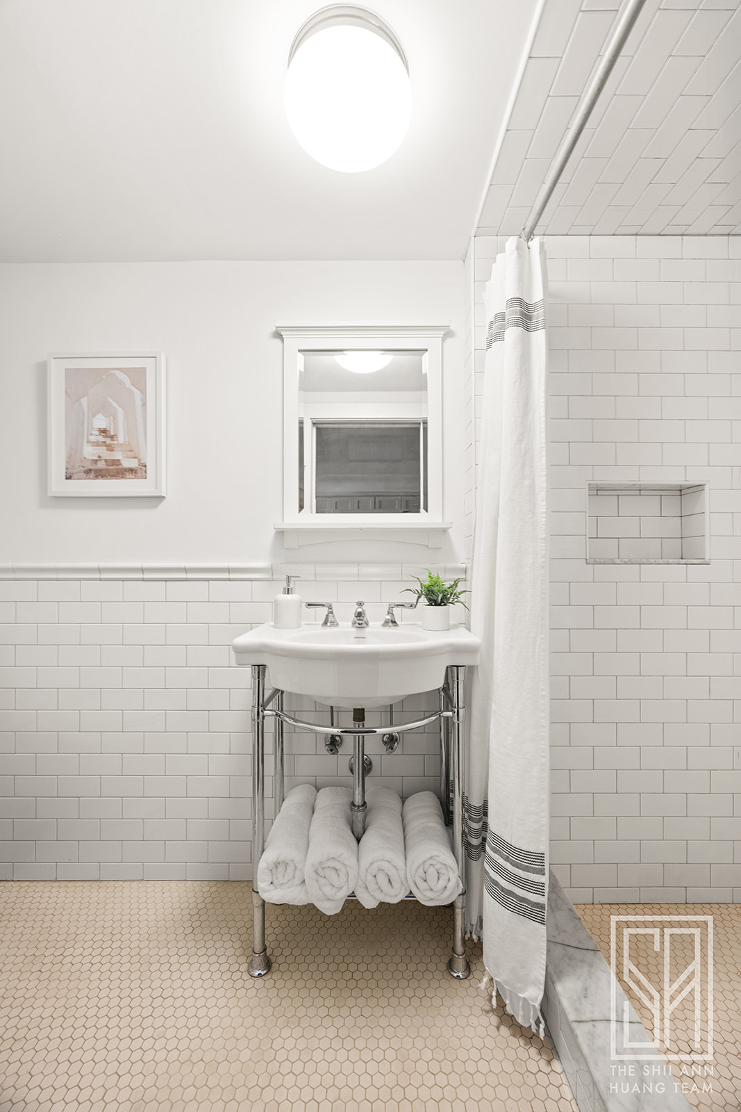 195 A 8th Street Brooklyn, NY 11215 - Photo 16 of 26 a bathroom with a sink and a mirror