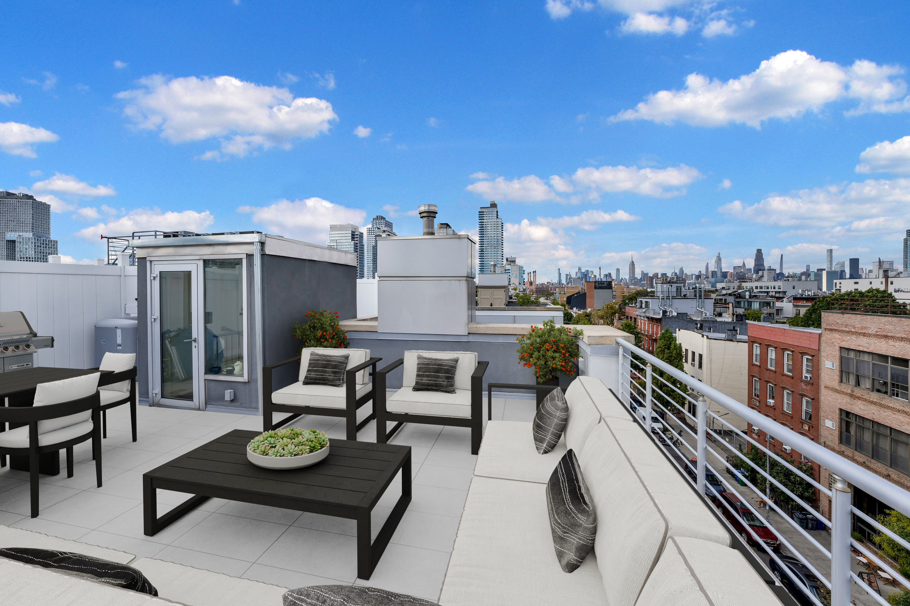 120 North 7th Street, Unit PH4B Brooklyn, NY 11249 - Photo 5 of 13 a view of a terrace with furniture