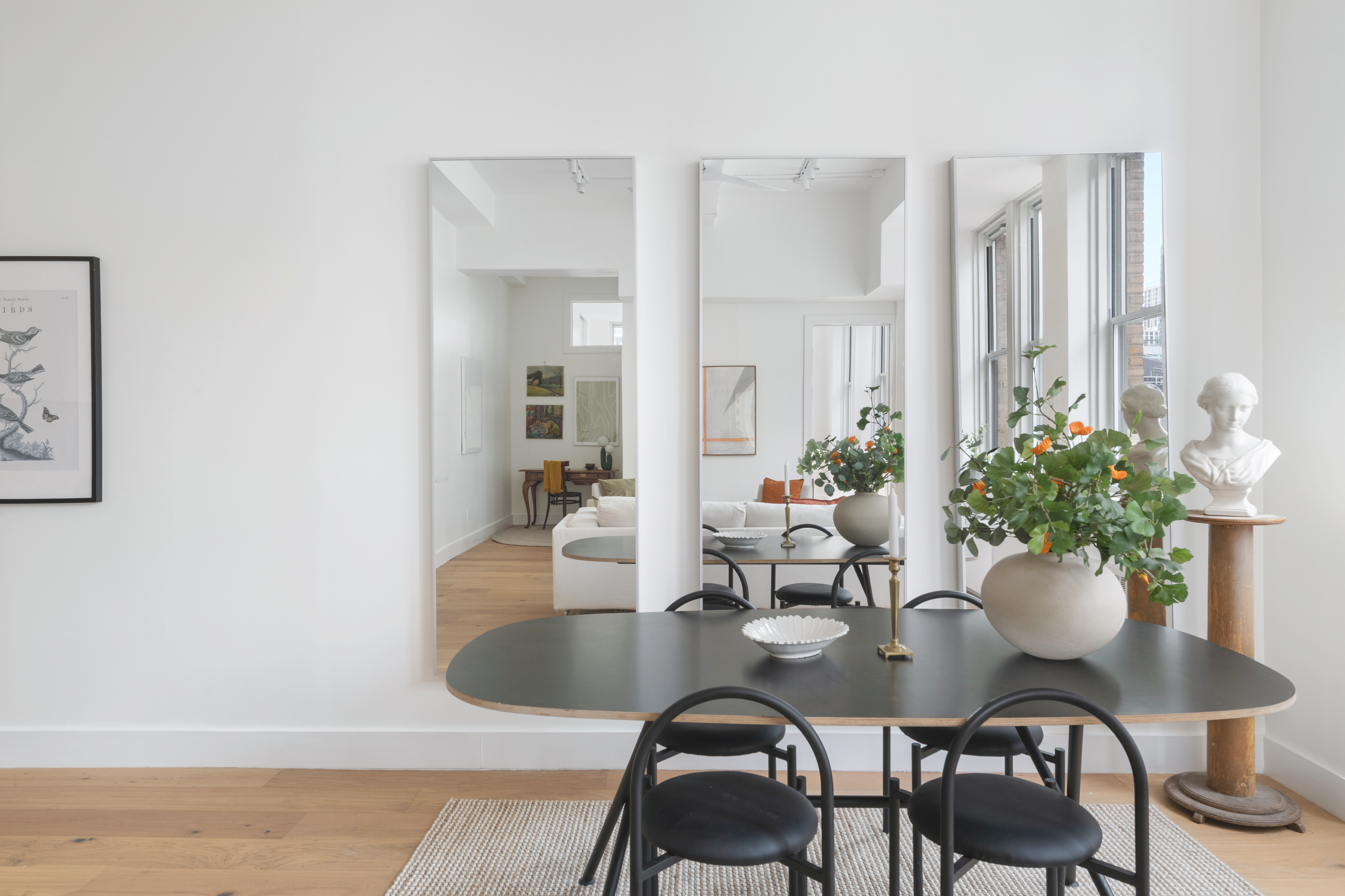 96 Schermerhorn Street, Unit 11F Brooklyn, NY 11201 - Photo 6 of 13 a dining room with furniture and wooden floor