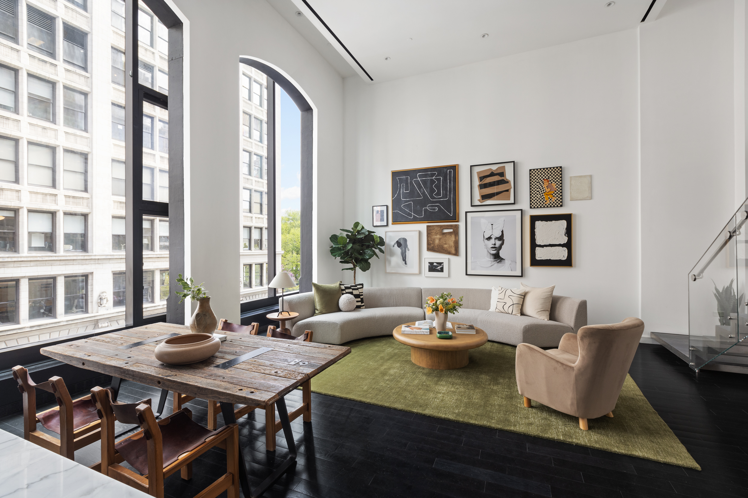 15 Union Square West, Unit 4C Manhattan, NY 10003 - Photo 1 of 14 a view of a dining room with furniture window and outside view