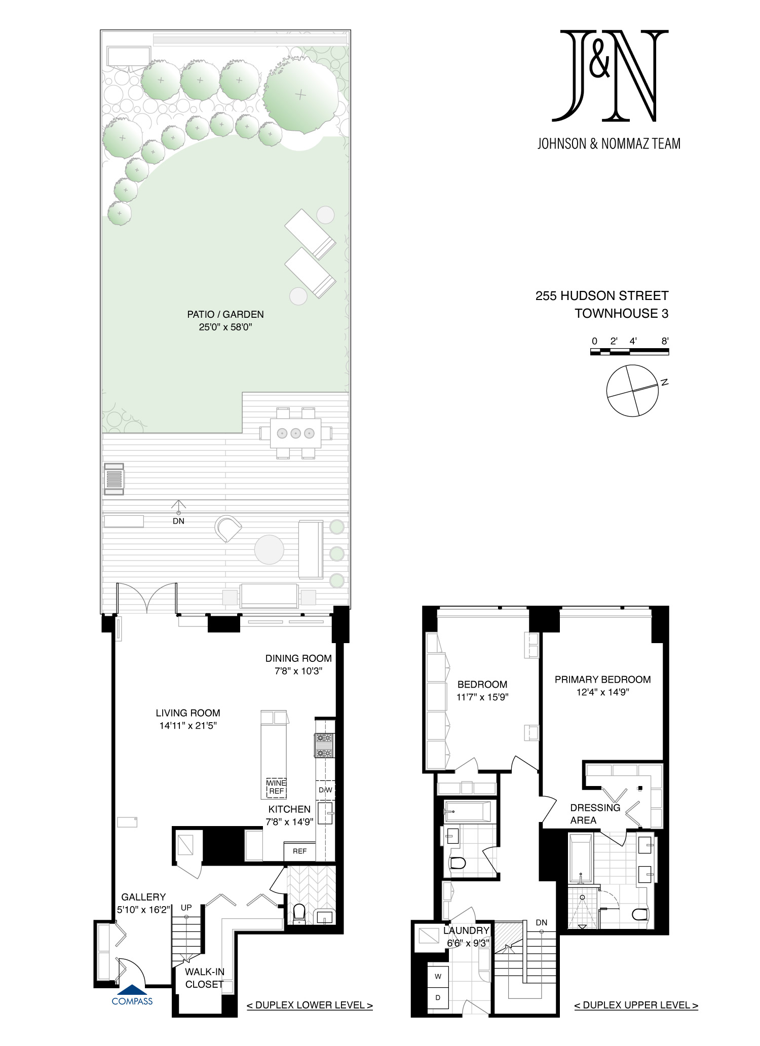 255 Hudson Street, Unit TH3 Manhattan, NY 10013 - Photo 11 of 11 a picture of a bench