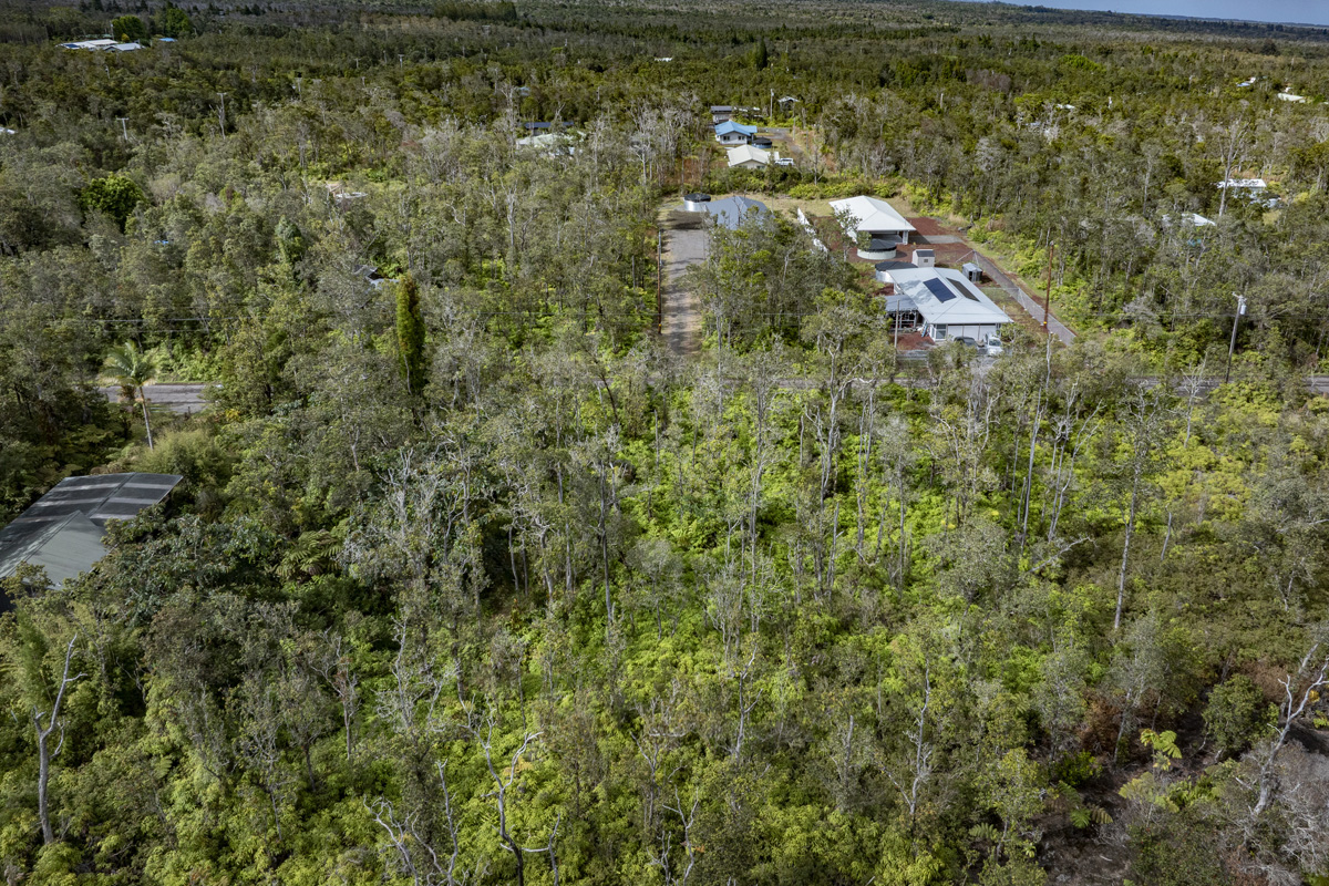 Anuhea Street Volcano, HI 96785 - Photo 15 of 22 an aerial view of residential houses with outdoor space