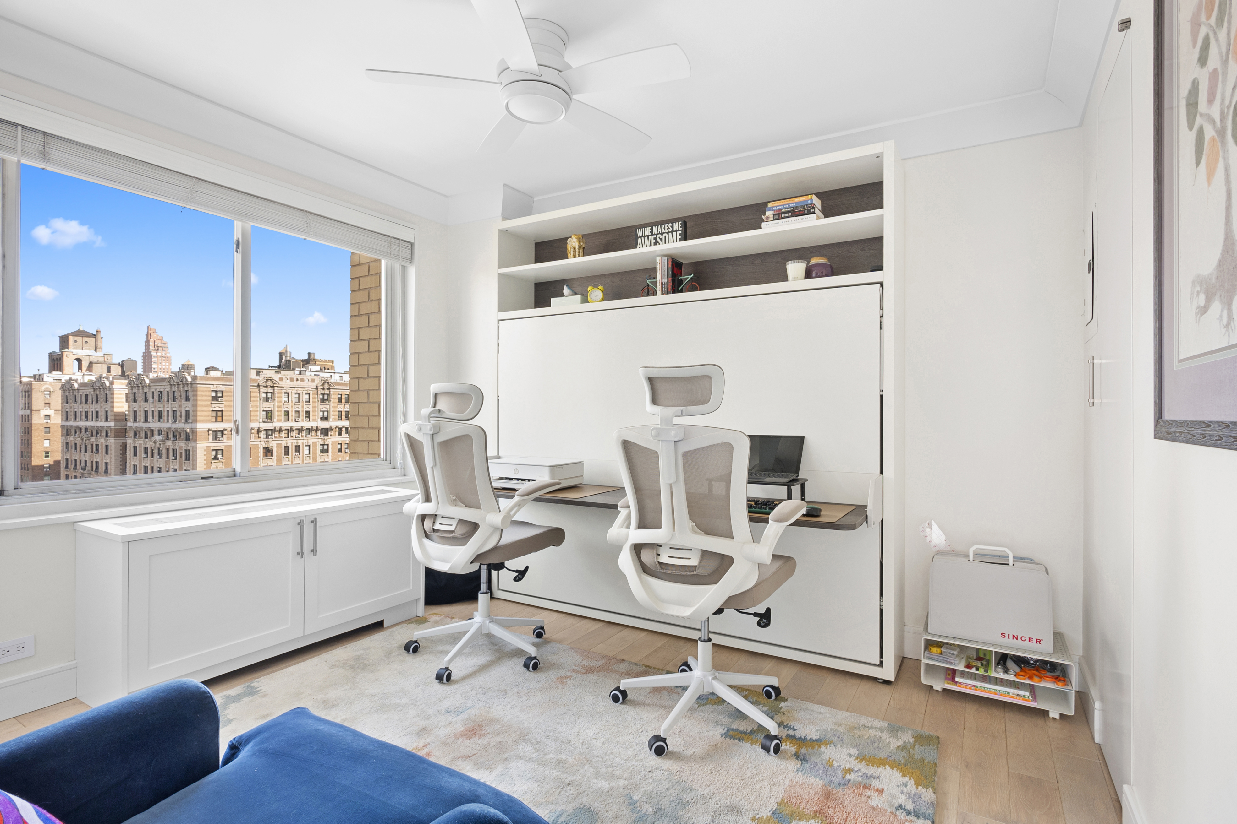 201 West 70th Street, Unit 16C Manhattan, NY 10023 - Photo 6 of 20 a work room with furniture and windows
