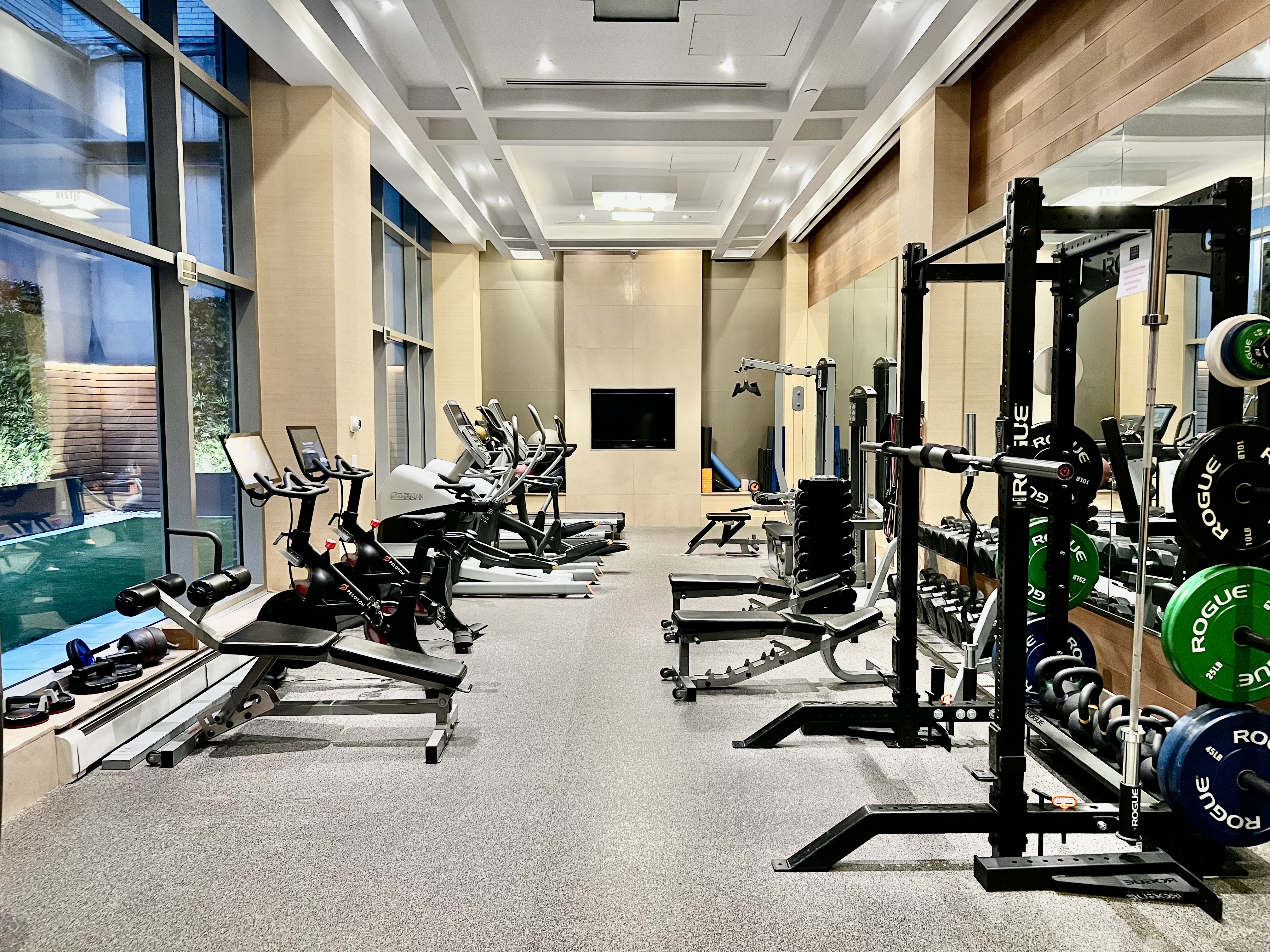 59 John Street, Unit 4H Manhattan, NY 10038 - Photo 11 of 19 a view of a room with gym equipment