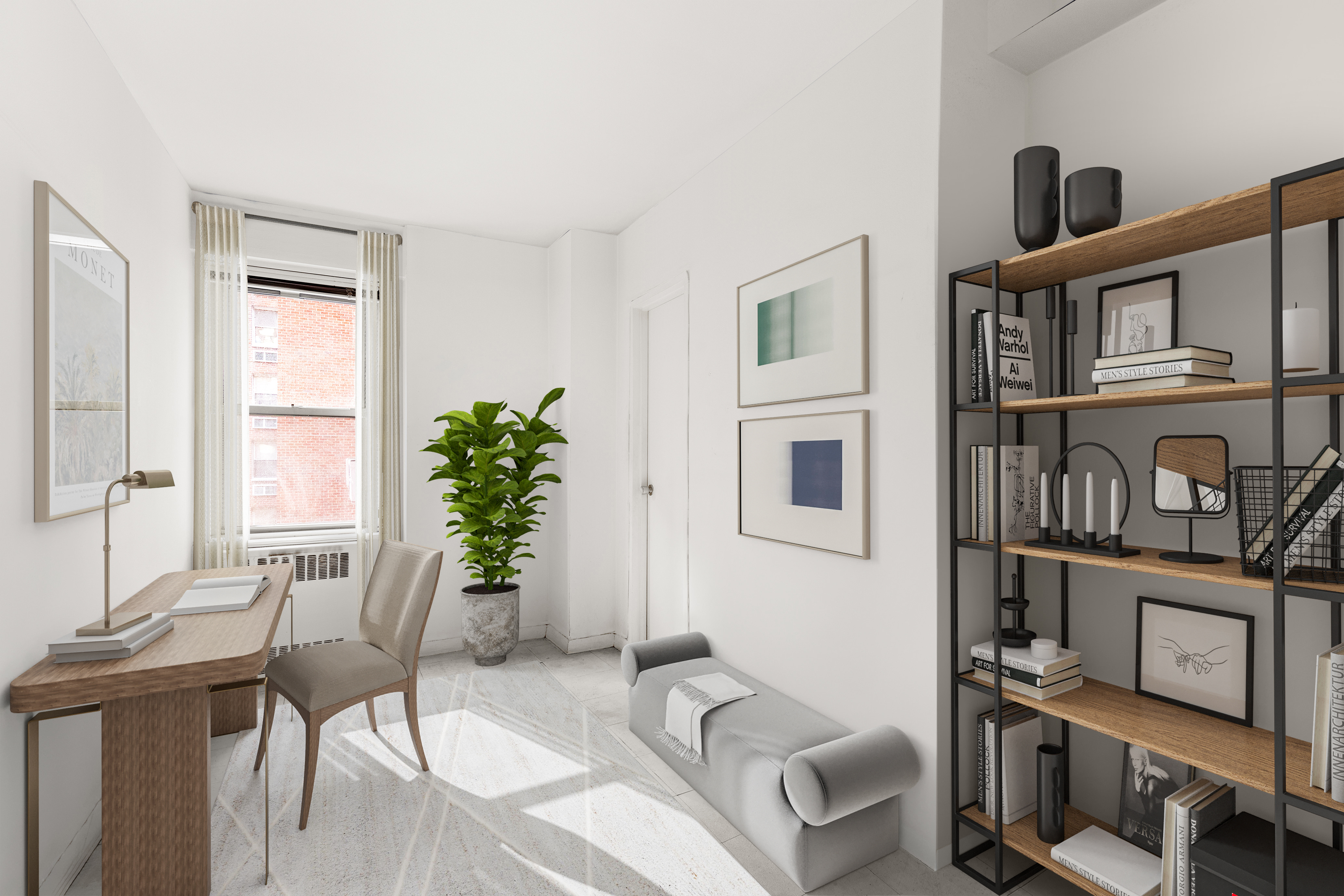 50 Sutton Place South, Unit 7A Manhattan, NY 10022 - Photo 14 of 16 a living room with furniture