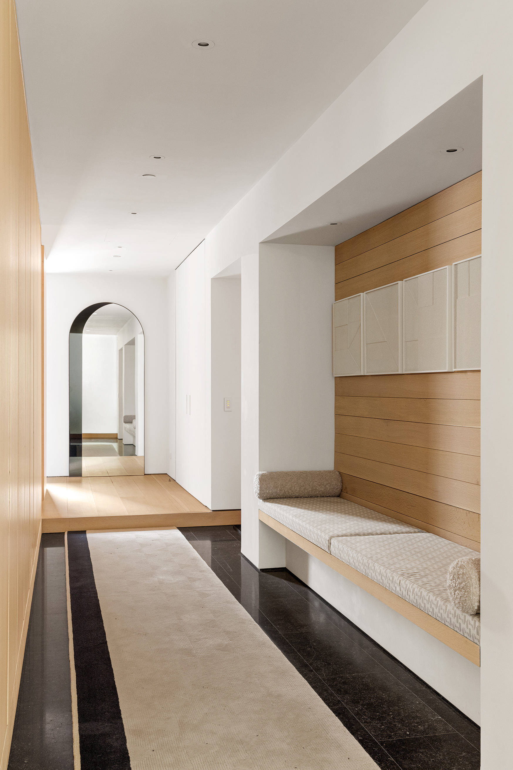 100 Grand Street, Unit 4 Manhattan, NY 10013 - Photo 11 of 13 a view of a bathroom with a tub shower and sink