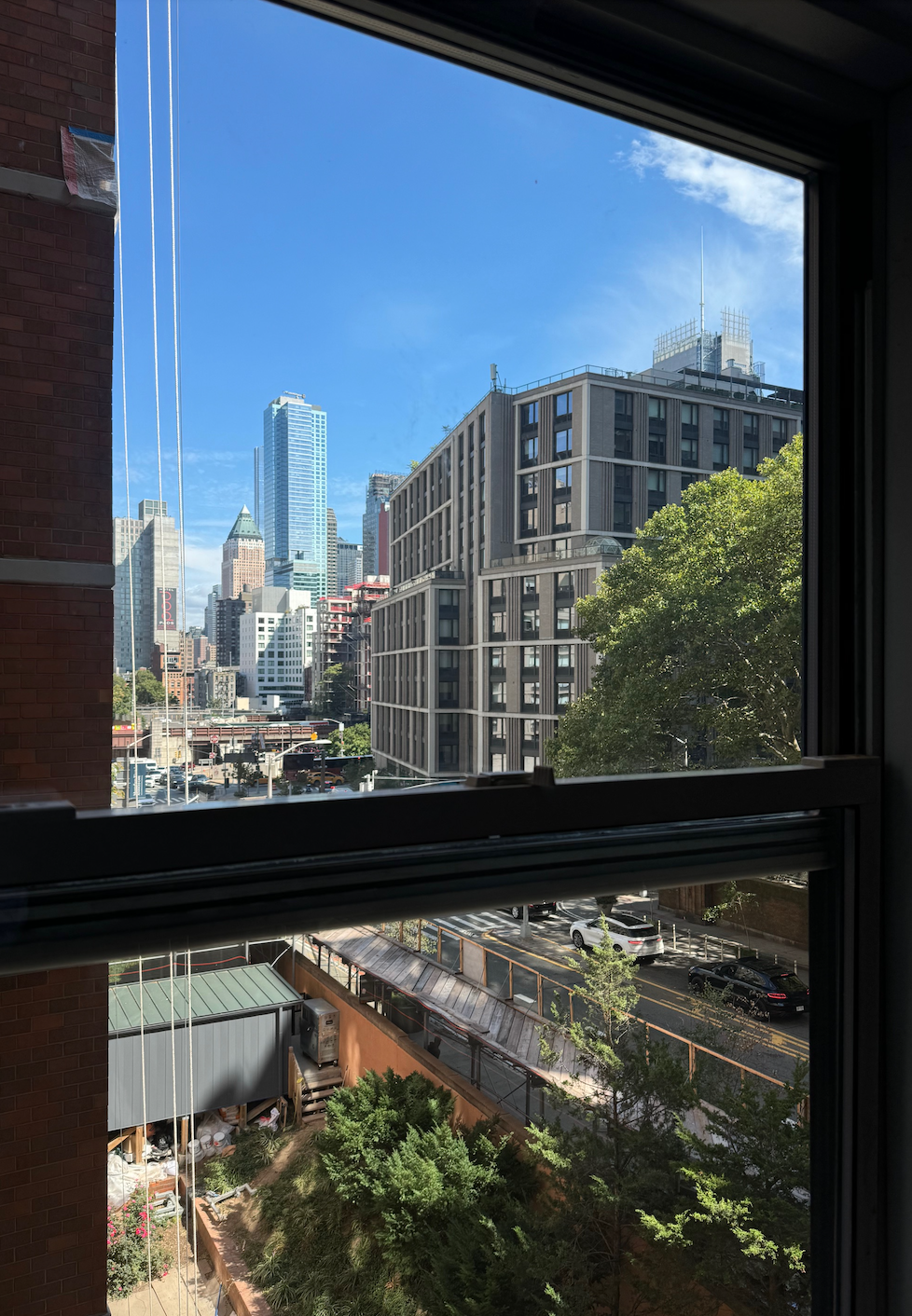 433 West 34th Street, Unit 4K Manhattan, NY 10001 - Photo 3 of 10 a view of a balcony with an outdoor space