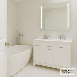 a bathroom with a sink and a bathtub