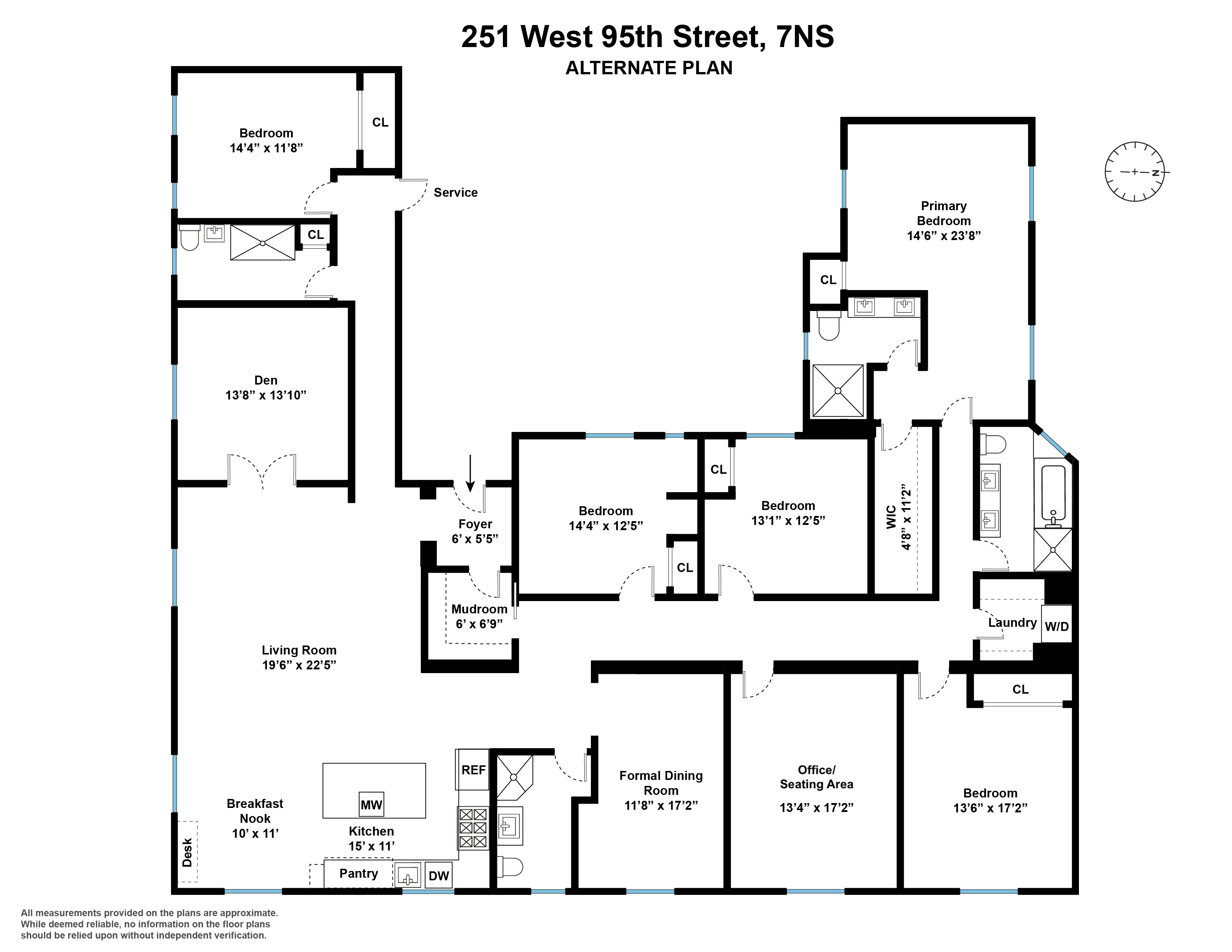 251 West 95th Street, Unit 7NS Manhattan, NY 10025 - Photo 25 of 25