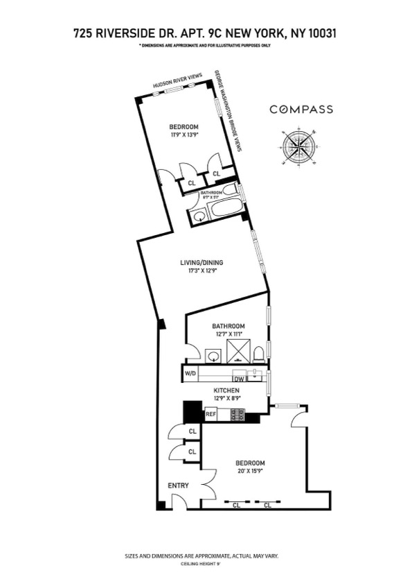 725 Riverside Drive 9C Hamilton Heights New York NY 10031