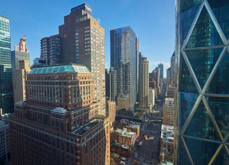 301 West 57th Street, Unit 22D Manhattan, NY 10019 - Photo 8 of 12 a view of a balcony with city view