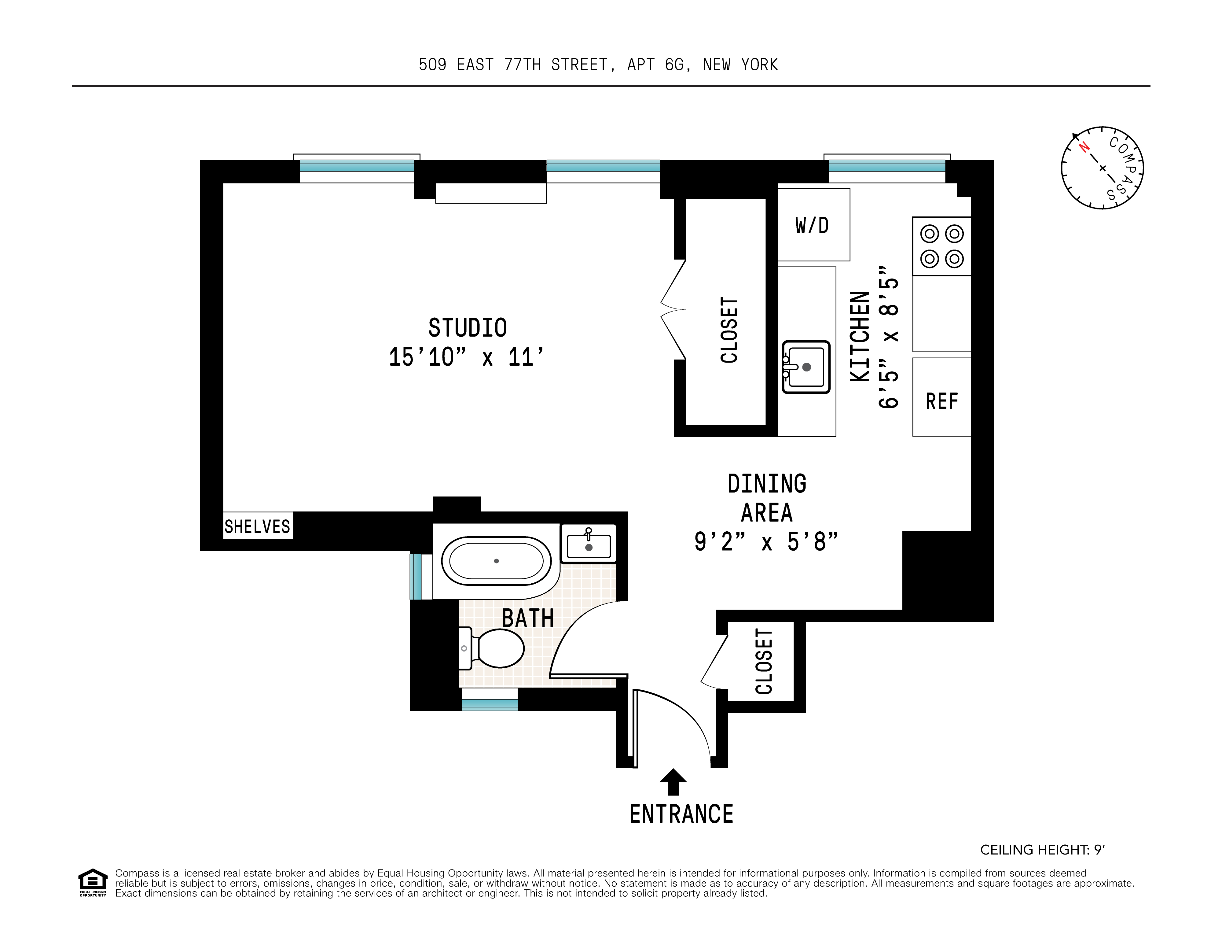 509 East 77th Street, Unit 6G Manhattan, NY 10075 - Photo 10 of 10 a picture of a bench in front of a door