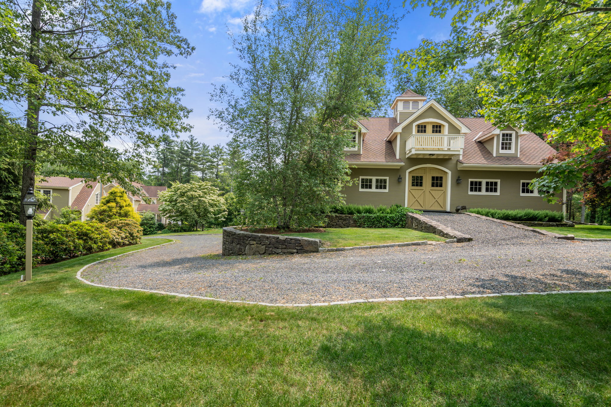 100 Farm Road Sherborn, MA 01770 - Photo 4 of 17 a view of outdoor space with garden and trees