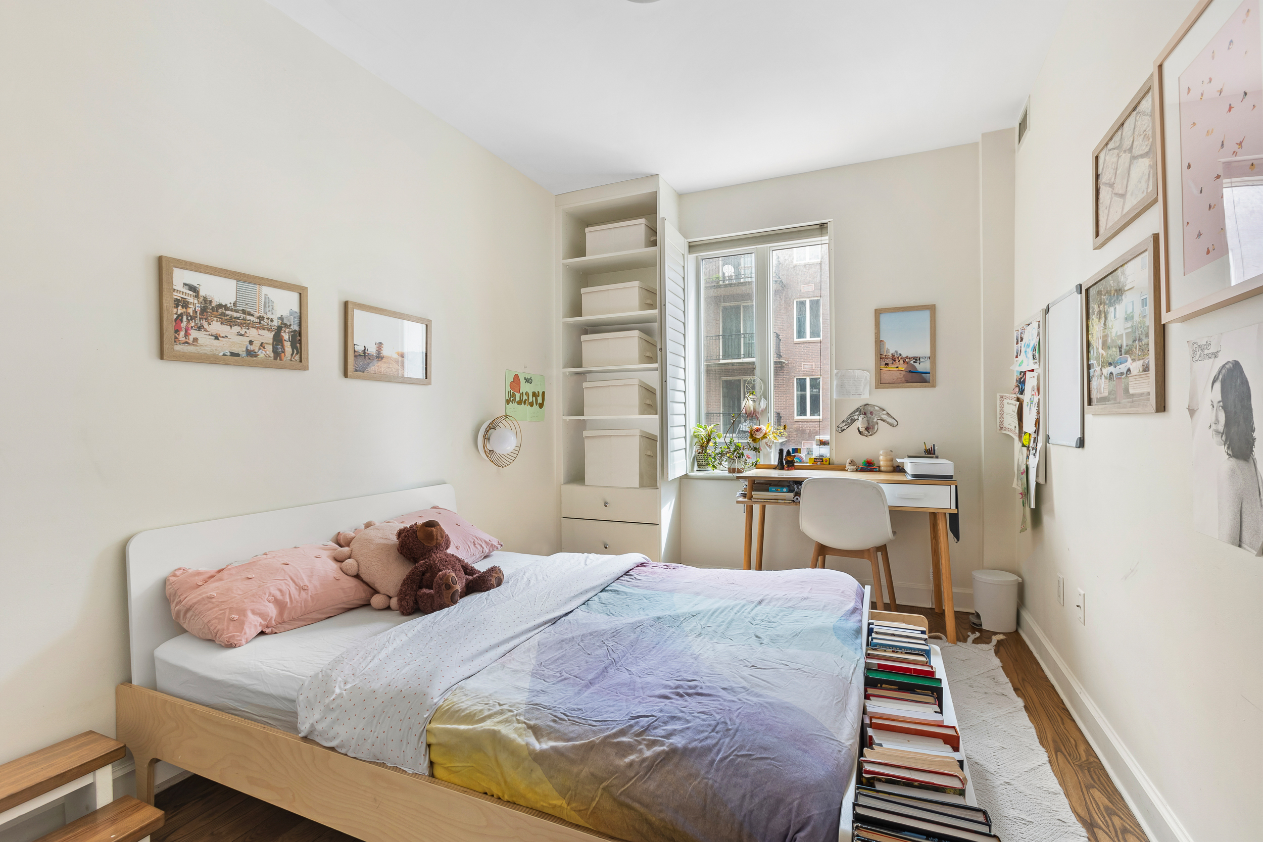 310 2nd Street, Unit 3C Brooklyn, NY 11215 - Photo 11 of 14 a bedroom with a bed and a cabinets