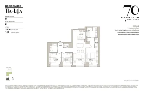$2,998,000 | 70 Charlton Street, Unit 11A | Hudson Square