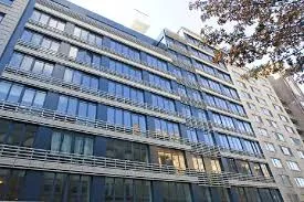 a front view of a building