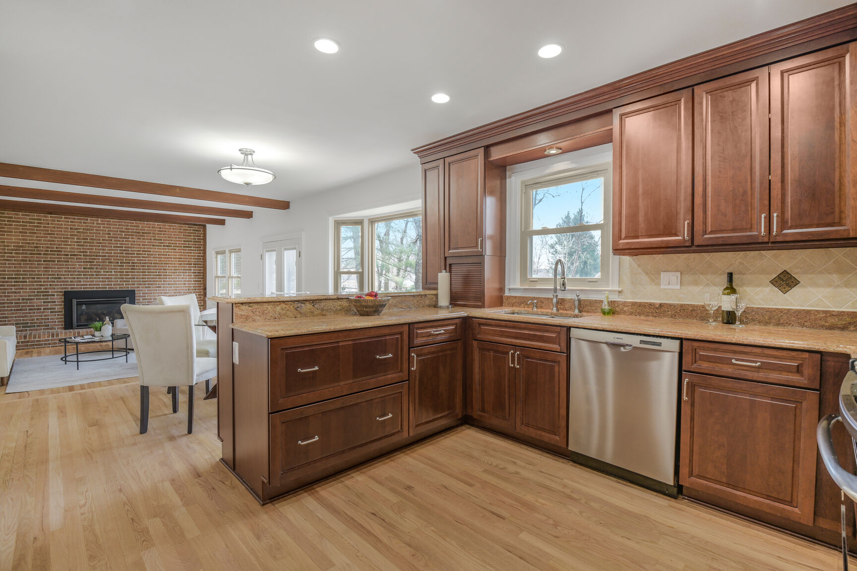 4008 Evangeline Terrace Olney, MD 20832 - Photo 21 of 54 a kitchen with a sink cabinets and wooden floor