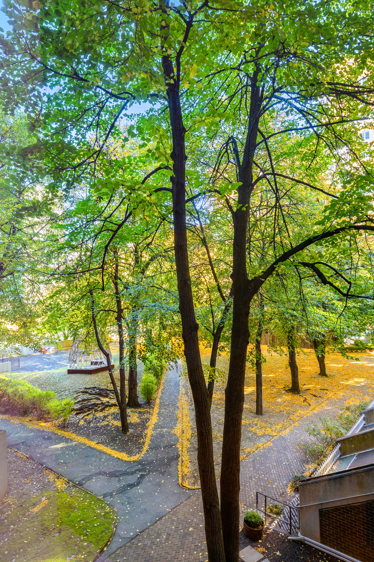 595 Main Street, Unit 315 Manhattan, NY 10044 - Photo 3 of 11 a view of an outdoor space with seating area