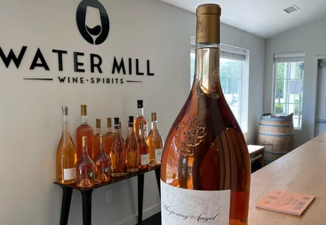 an aerial view of residential house with outdoor space and seating space