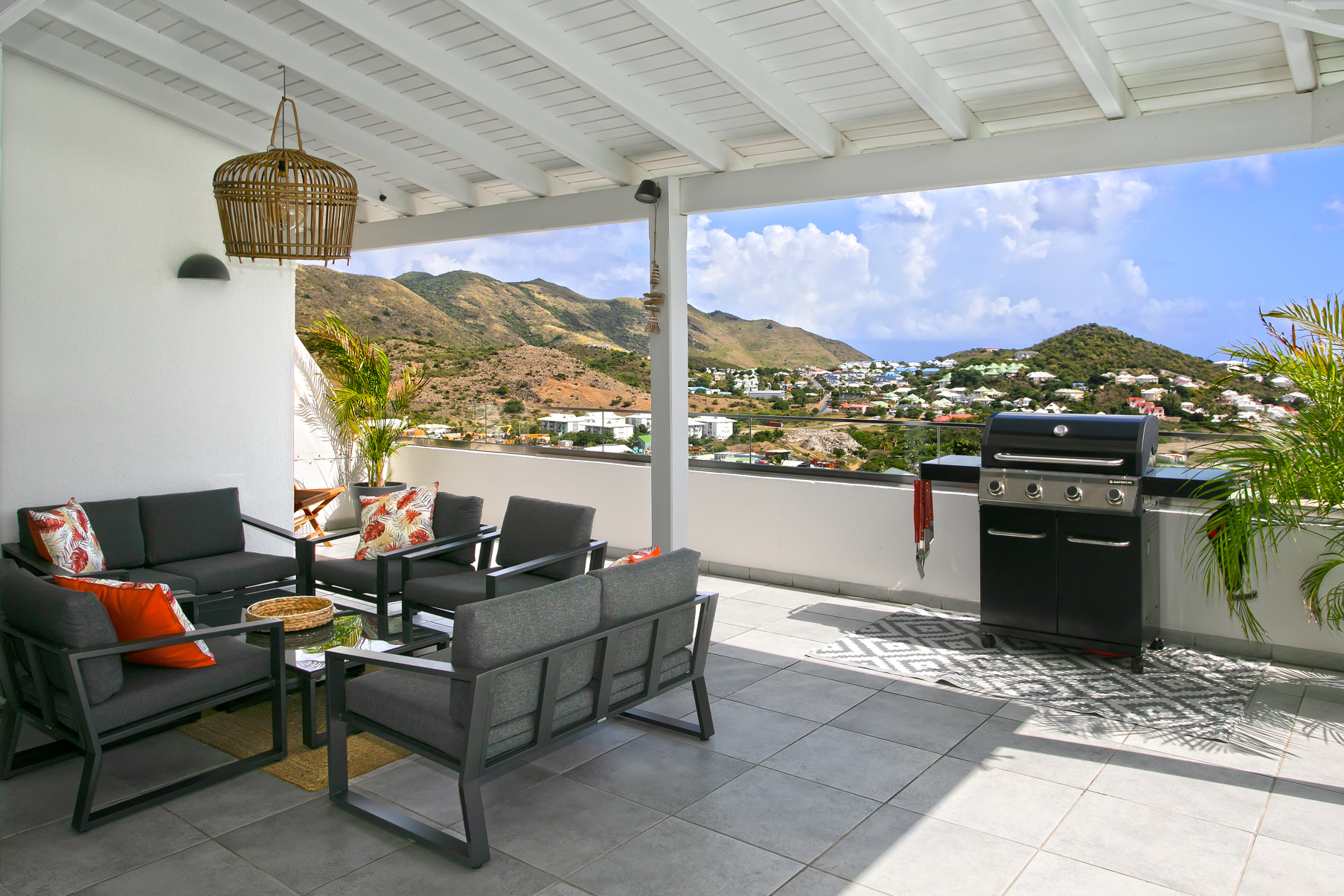3 Rue Du Mont Vernon St. Martin, undefined 97150 - Photo 34 of 40 a living room with furniture and a floor to ceiling window