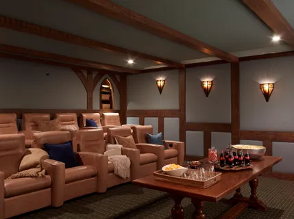 a view of a living room and dining room